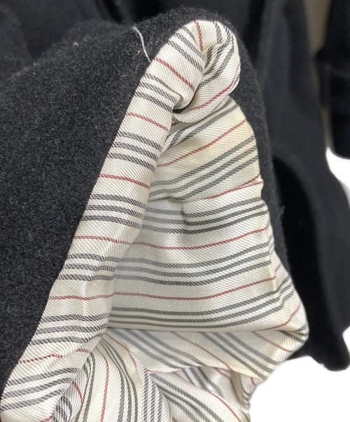BURBERRY BLACK LABEL（バーバリーブラックレーベル）BURBERRY BLACK LABEL (バーバリーブラックレーベル) スタンドカラーコート ブラック サイズ:Lの古着・服飾アイテム