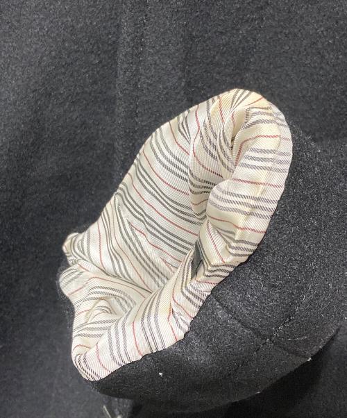 BURBERRY BLACK LABEL（バーバリーブラックレーベル）BURBERRY BLACK LABEL (バーバリーブラックレーベル) スタンドカラーコート ブラック サイズ:Lの古着・服飾アイテム