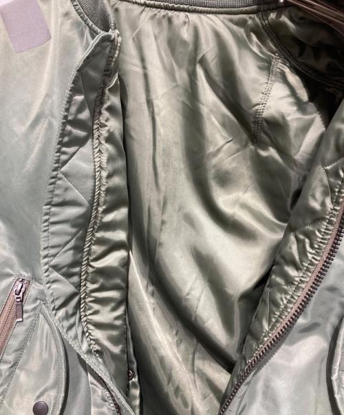 AVIREX（アヴィレックス）AVIREX (アヴィレックス) マルチポケットステンシルMA-1 オリーブ サイズ:Ｌの古着・服飾アイテム