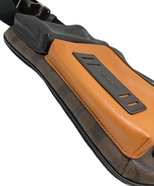 COACH（コーチ）COACH (コーチ) Rider Belt Bag In Signature Canvas/ボディバッグ/ショルダーバッグ ブラウン×ブラックの古着・服飾アイテム