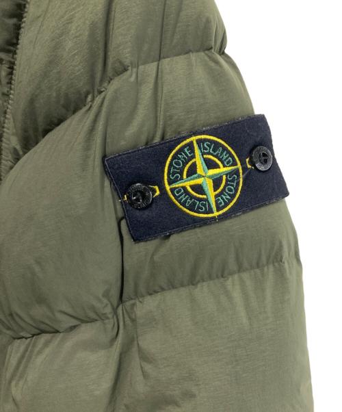 STONE ISLAND（ストーンアイランド）STONE ISLAND (ストーンアイランド) SEAMLESS TUNNEL NYLON DOWN-TC オリーブ サイズ:Lの古着・服飾アイテム