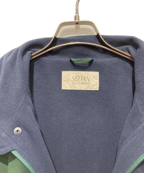 SEDAN ALL-PURPOSE（セダンオールパーパス）SEDAN ALL-PURPOSE (セダンオールパーパス) Fleece Lined Jacket グリーン サイズ:Lの古着・服飾アイテム
