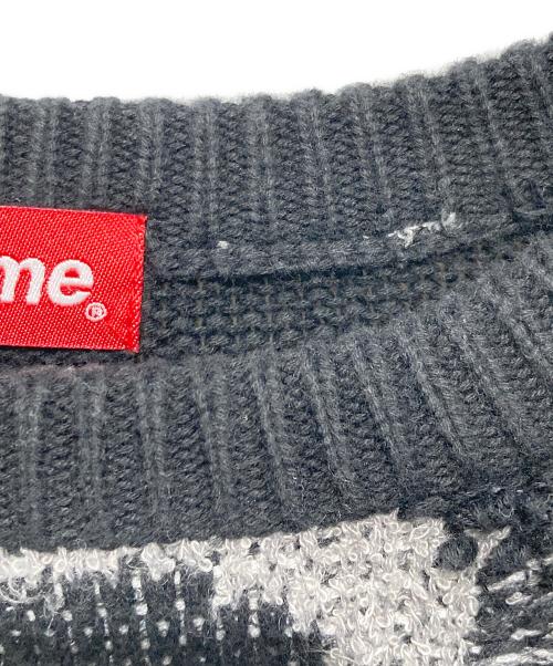 SUPREME（シュプリーム）SUPREME (シュプリーム) Chenille Logo Sweater ブラック サイズ:XLの古着・服飾アイテム
