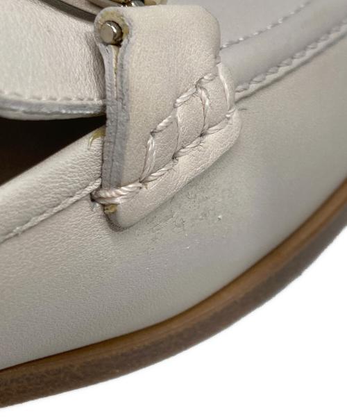 Salvatore Ferragamo（サルヴァトーレ フェラガモ）Salvatore Ferragamo (サルヴァトーレ フェラガモ) VIGGIO ミュール アイボリー サイズ:6Cの古着・服飾アイテム
