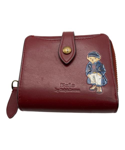 POLO RALPH LAUREN（ポロ・ラルフローレン）POLO RALPH LAUREN (ポロ・ラルフローレン) ポロベアコンパクトウォレット ブラウンの古着・服飾アイテム