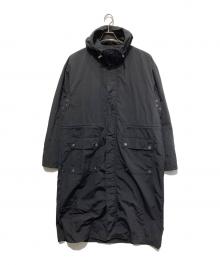 DIESEL（ディーゼル）の古着「J-LUIS モッズコート/ナイロンコート」｜ブラック