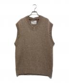 ）の古着「ウールニットベスト」｜ベージュ