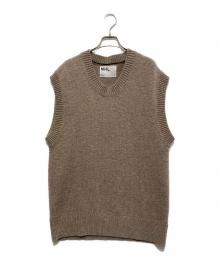 MHL（エムエイチエル）の古着「ウールニットベスト」｜ベージュ
