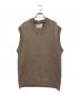MHL（エムエイチエル）の古着「ウールニットベスト」｜ベージュ