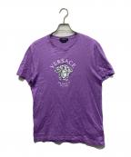 VERSACEヴェルサーチェ）の古着「メドゥーサTシャツ」｜パープル