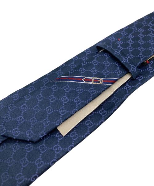 GUCCI（グッチ）GUCCI (グッチ) ネクタイ ブルー サイズ:148×8の古着・服飾アイテム