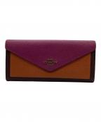 COACHコーチ）の古着「長財布」｜マルチカラー
