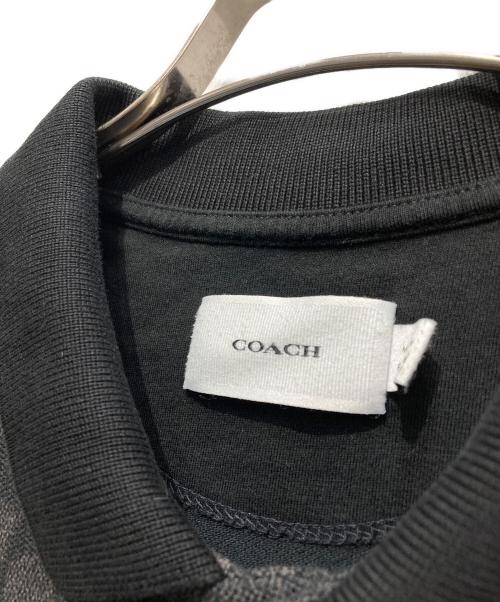 COACH（コーチ）COACH (コーチ) シグネチャー ポロ ブラック サイズ:Lの古着・服飾アイテム