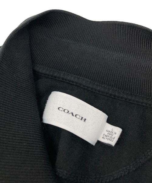 COACH（コーチ）COACH (コーチ) シグネチャー ポロ ブラック サイズ:Lの古着・服飾アイテム