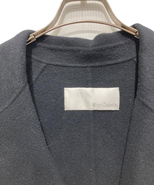 Whim Gazette（ウィムガゼット）Whim Gazette (ウィムガゼット) リバーPコート ブラック サイズ:Freeの古着・服飾アイテム