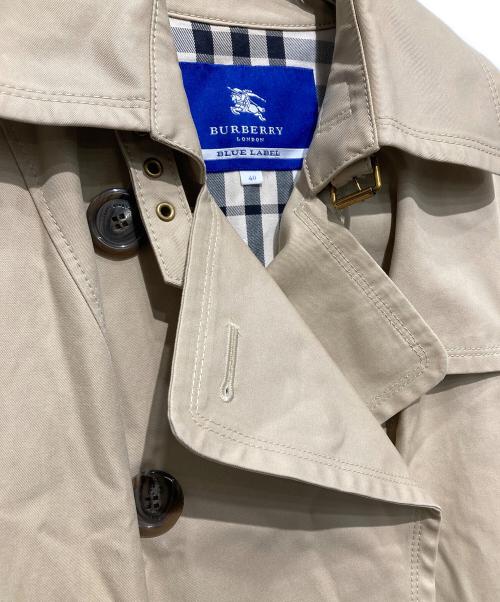 BURBERRY BLUE LABEL（バーバリー ブルー レーベル）BURBERRY BLUE LABEL (バーバリーロンドンブルーレーベル) トレンチコート ベージュ サイズ:M（40）の古着・服飾アイテム