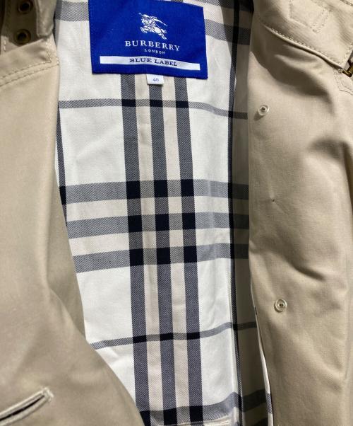 BURBERRY BLUE LABEL（バーバリー ブルー レーベル）BURBERRY BLUE LABEL (バーバリーロンドンブルーレーベル) トレンチコート ベージュ サイズ:M（40）の古着・服飾アイテム