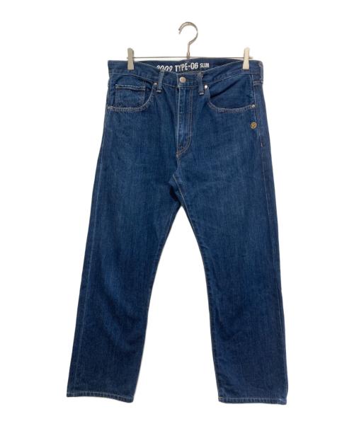 A BATHING APE（アベイシングエイプ）A BATHING APE (ア ベイシング エイプ) Wrangler (ラングラー) デニムパンツ インディゴ サイズ:Lの古着・服飾アイテム