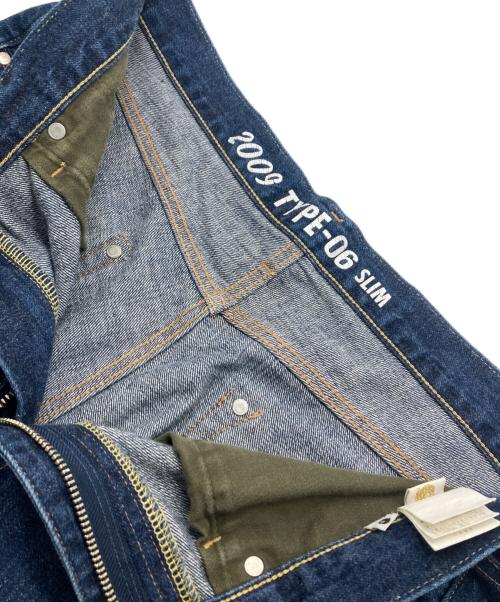 A BATHING APE（アベイシングエイプ）A BATHING APE (ア ベイシング エイプ) Wrangler (ラングラー) デニムパンツ インディゴ サイズ:Lの古着・服飾アイテム