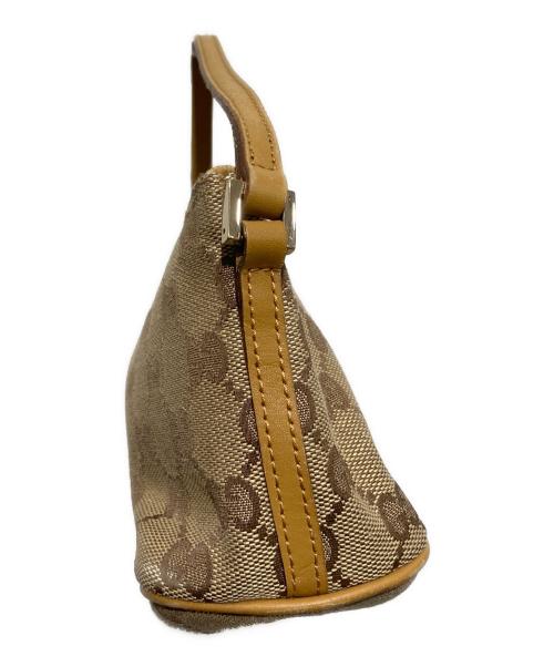 GUCCI（グッチ）GUCCI (グッチ) GGキャンバス ミニポーチ ベージュの古着・服飾アイテム