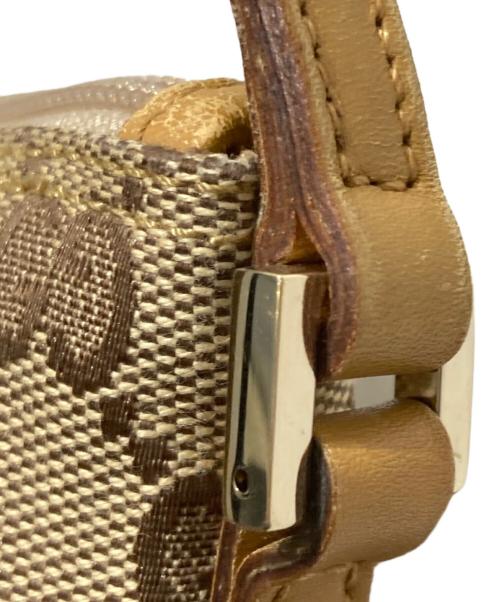 GUCCI（グッチ）GUCCI (グッチ) GGキャンバス ミニポーチ ベージュの古着・服飾アイテム