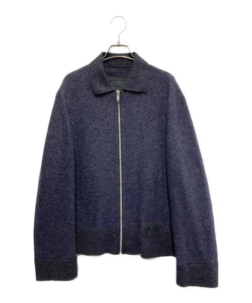 DOLCE & GABBANA（ドルチェ＆ガッバーナ）DOLCE & GABBANA (ドルチェ＆ガッバーナ) ジップアップジャケット ネイビー×ブラック サイズ:46の古着・服飾アイテム