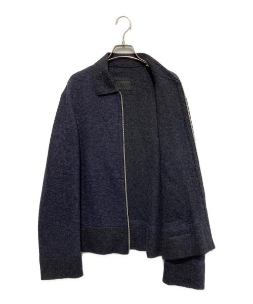 DOLCE & GABBANA（ドルチェ＆ガッバーナ）DOLCE & GABBANA (ドルチェ＆ガッバーナ) ジップアップジャケット ネイビー×ブラック サイズ:46の古着・服飾アイテム
