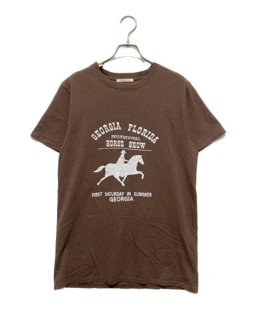 Couture d'adam（クチュールドアダム）Couture d'adam (クチュールドアダム) Vintage Remake TEE ブラウン サイズ:38の古着・服飾アイテム