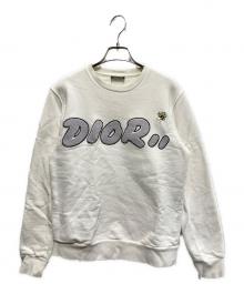 Dior（ディオール）の古着「ロゴ刺繍スウェット」｜ホワイト