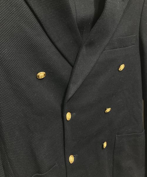 Pilgrim（ピルグリム）Pilgrim (ピルグリム) コットンジャージー ダブル6Bブレザー ブラック サイズ:44の古着・服飾アイテム