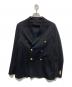 Pilgrim（ピルグリム）の古着「コットンジャージー ダブル6Bブレザー」｜ブラック