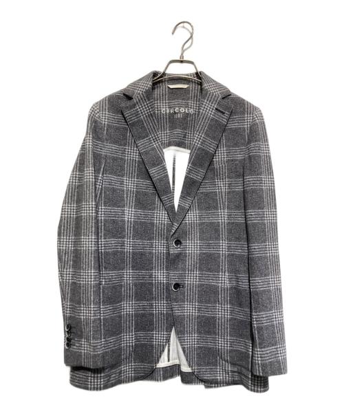 CIRCOLO 1901（チルコロ1901）CIRCOLO 1901 (チルコロ1901) テーラードジャケット グレー サイズ:(44)の古着・服飾アイテム