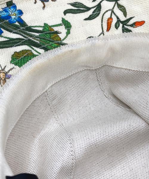 GUCCI（グッチ）GUCCI (グッチ) フローラ ハット ベージュの古着・服飾アイテム