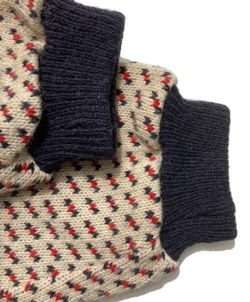 L.L.Bean（エルエルビーン）L.L.Bean (エルエルビーン) バーズアイウールニット ベージュ サイズ:Mの古着・服飾アイテム