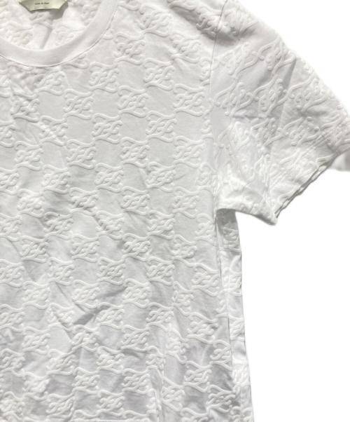 FENDI（フェンディ）FENDI (フェンディ) エンボスロゴTシャツ ホワイト サイズ:XSの古着・服飾アイテム