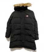 DANTONダントン）の古着「FAUX FUR HOODED DOWN COAT/ダウンコート」｜ブラック