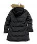 DANTON (ダントン) FAUX FUR HOODED DOWN COAT/ダウンコート ブラック サイズ:S：19000円