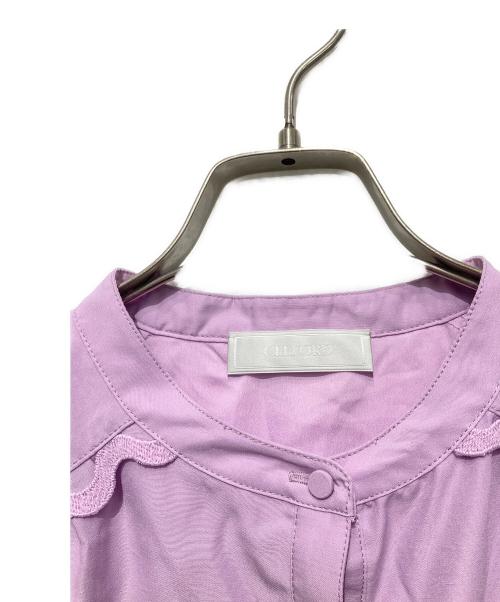 CELFORD（セルフォード）CELFORD (セルフォード) エンブロイダリーレースワンピース ピンク サイズ:36の古着・服飾アイテム