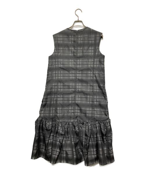 CELFORD（セルフォード）CELFORD (セルフォード) Aラインギャザーワンピース ブラック サイズ:38の古着・服飾アイテム