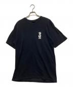 stussyステューシー）の古着「プリントTシャツ」｜ブラック