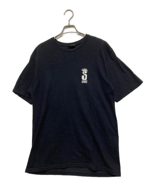 stussy（ステューシー）stussy (ステューシー) プリントTシャツ ブラック サイズ:Mの古着・服飾アイテム