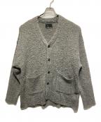 NUMBER (N)INEナンバーナイン）の古着「アルパカ混カーディガン」｜グレー