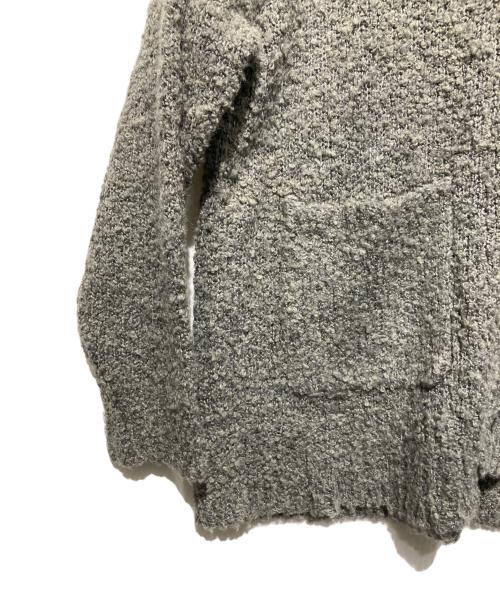 NUMBER (N)INE（ナンバーナイン）NUMBER (N)INE (ナンバーナイン) アルパカ混カーディガン グレー サイズ:2の古着・服飾アイテム