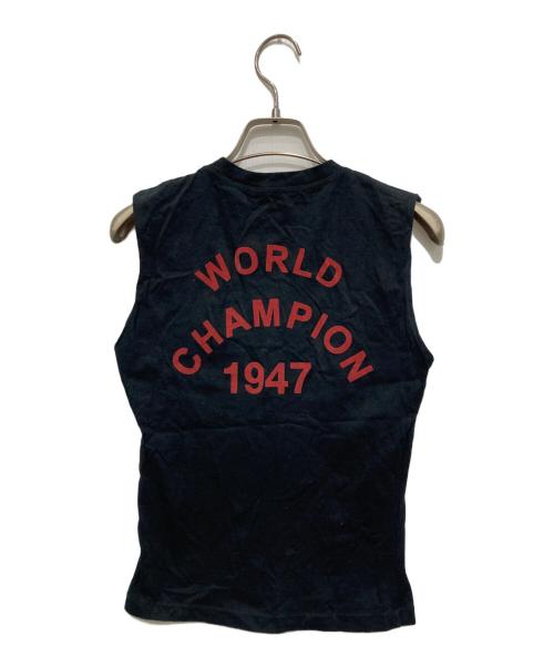 Christian Dior（クリスチャン ディオール）Christian Dior (クリスチャン ディオール) J'ADOREロゴタンクトップ/ノースリーブカットソー ブラック サイズ:6の古着・服飾アイテム