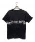 CHROME HEARTS (クロムハーツ) COMME des GARCONS (コムデギャルソン) Scroll Label Logo Tee ブラック サイズ:XL：20000円