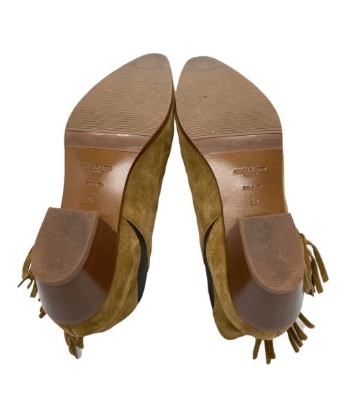 Saint Laurent Paris（サンローランパリ）Saint Laurent Paris (サンローランパリ) サイドゴアブーツ ベージュ サイズ:39の古着・服飾アイテム