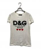DOLCE & GABBANAドルチェ＆ガッバーナ）の古着「半袖カットソー」｜ホワイト