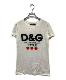 DOLCE & GABBANA（ドルチェ＆ガッバーナ）の古着「半袖カットソー」｜ホワイト