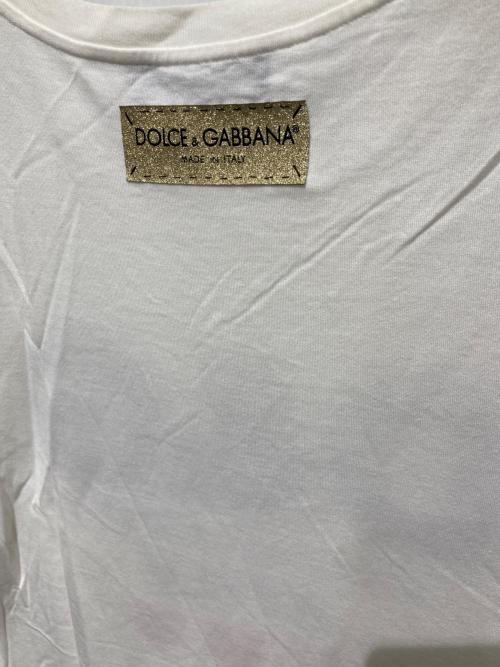 DOLCE & GABBANA（ドルチェ＆ガッバーナ）DOLCE & GABBANA (ドルチェ＆ガッバーナ) 半袖カットソー ホワイト サイズ:36の古着・服飾アイテム