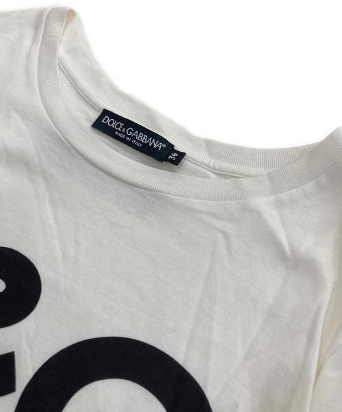 DOLCE & GABBANA（ドルチェ＆ガッバーナ）DOLCE & GABBANA (ドルチェ＆ガッバーナ) 半袖カットソー ホワイト サイズ:36の古着・服飾アイテム